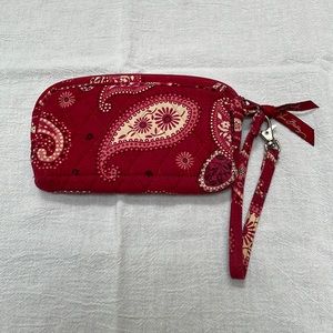 Vera Bradley Mesa Red wristlet
